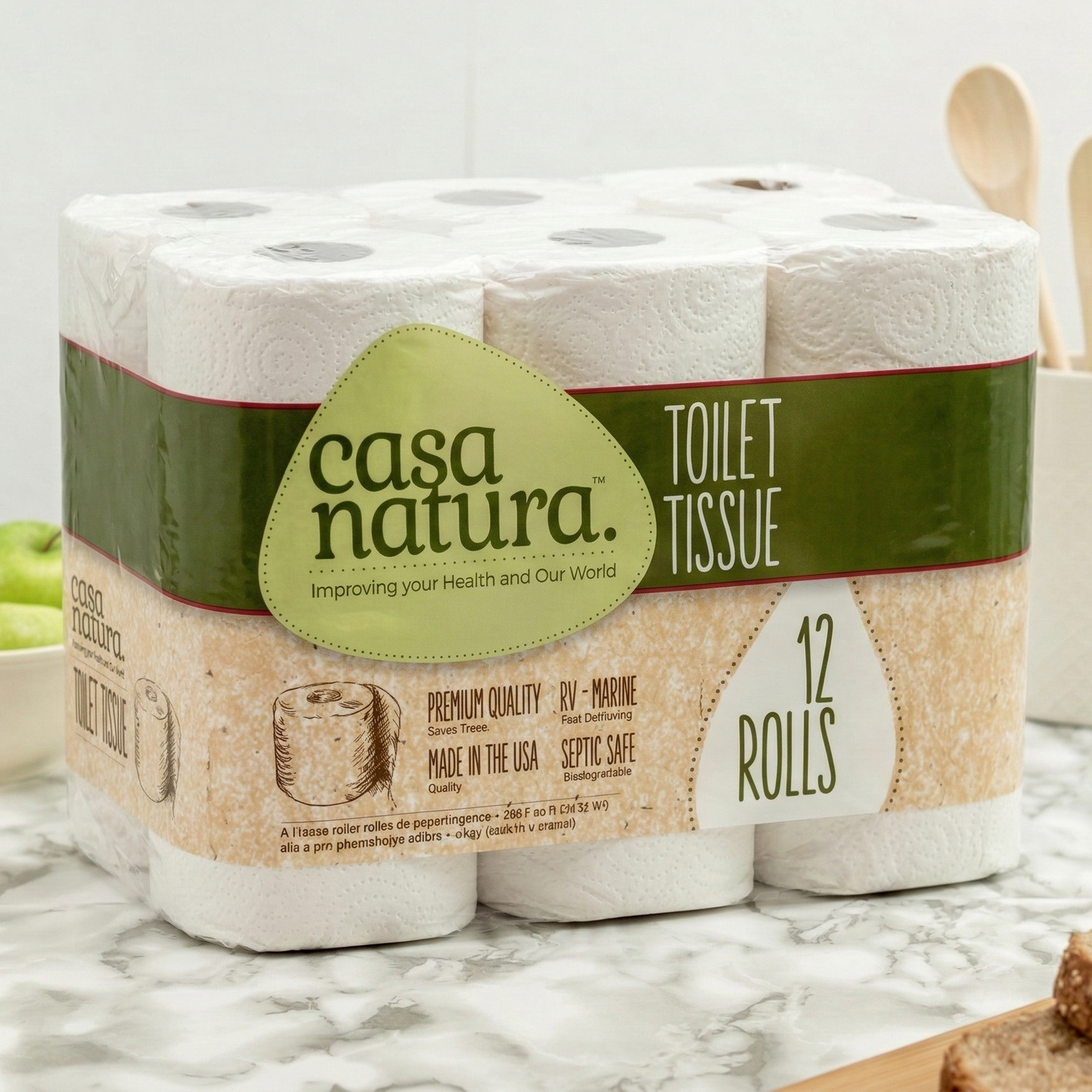 Casa Natura Toilet Paper - 12 Pack