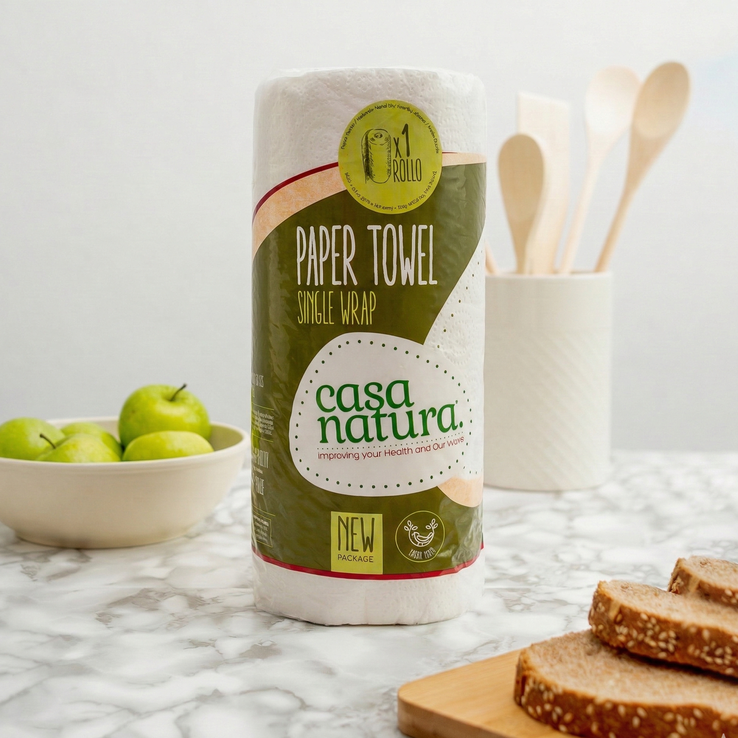 Casa Natura Paper Towels Roll - 30 Pack