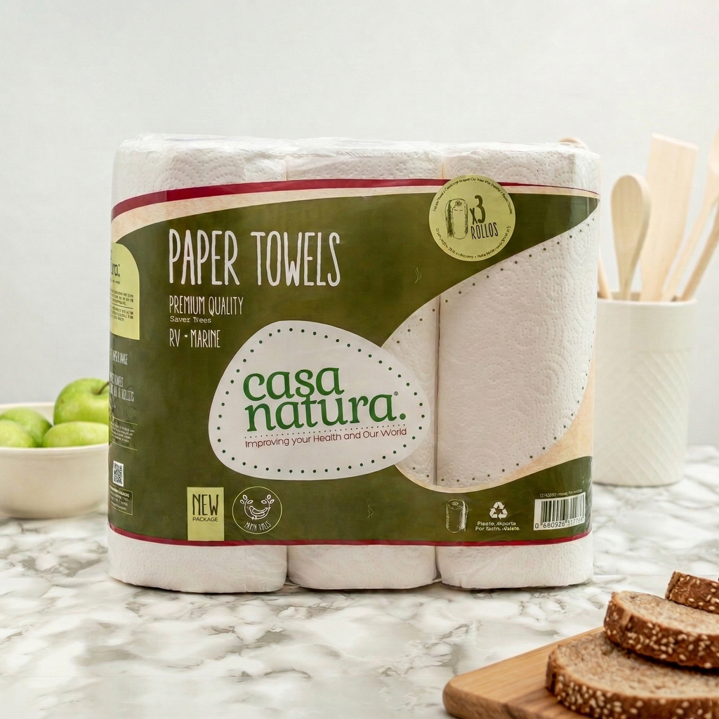 Casa Natura Paper Towels Roll - 30 Pack