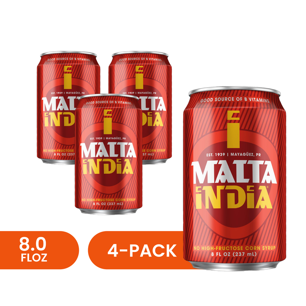 Malta India Can 8oz - 4 Pack